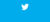 twitter logo on blue